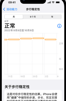 五河iPhone手机维修如何在iPhone开启'步行稳定性通知'